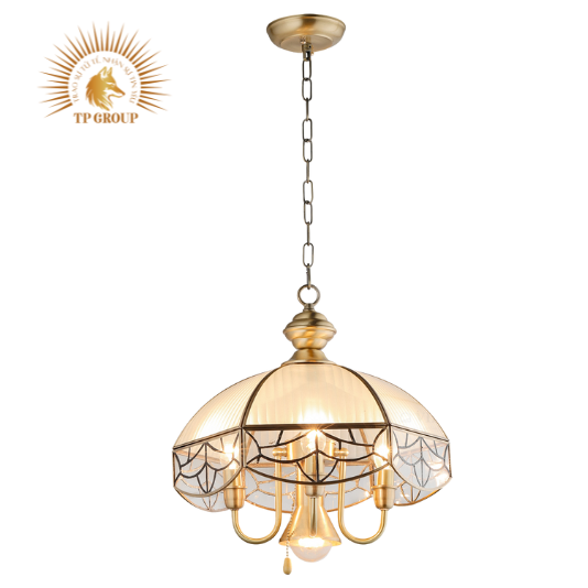 ĐÈN THẢ CHỤP ĐỒNG CAO CẤP P1923  VRG -THD1923