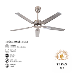 QUẠT TRẦN TP FAN 212 (LẮP ĐẶT MIỄN PHÍ)