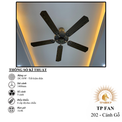 QUẠT TRẦN TP FAN 202 original (LẮP ĐẶT MIỄN PHÍ)