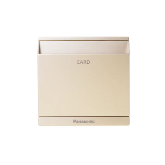 Panasonic Moderva - Công Tắc Thẻ Màu Vàng, Xám Ánh Kim | WMF535MYH-VN