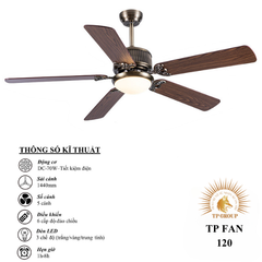 QUẠT TRẦN TP FAN 120 (LẮP ĐẶT MIỄN PHÍ)
