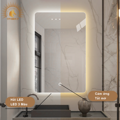 Gương LED cảm ứng.Gương nhà tắm,trang trí cửa hàng, gương led chữ nhật đứng - ngang TP-GL005