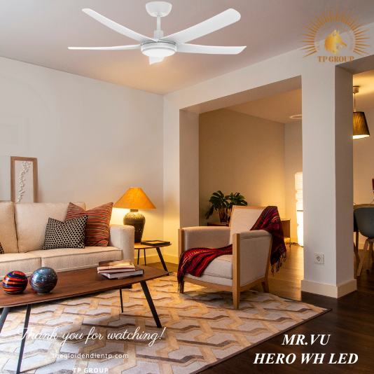 QUẠT TRẦN HERO WH LED