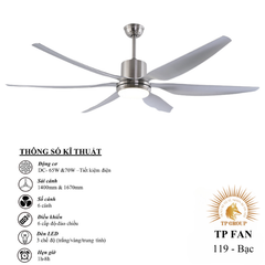 QUẠT TRẦN TP FAN 119 (LẮP ĐẶT MIỄN PHÍ)