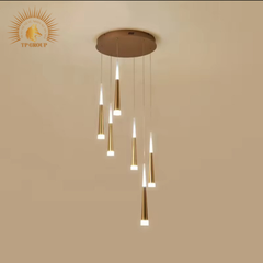 ĐÈN THẢ THÔNG TẦNG HIỆN ĐẠI 2 ĐẦU SÁNG V6017