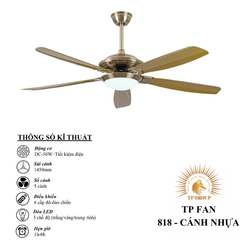 QUẠT TRẦN TP FAN 818 (LẮP ĐẶT MIỄN PHÍ)