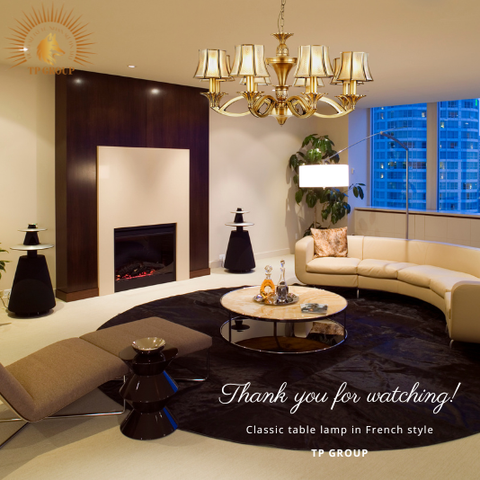 ĐÈN CHÙM ĐỒNG CCD-2092-8