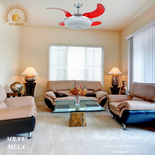 QUẠT TRẦN MR.VŨ MELA (MIỄN PHÍ LẮP ĐẶT)