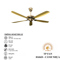 QUẠT TRẦN TP FAN 816KD (LẮP ĐẶT MIỄN PHÍ)