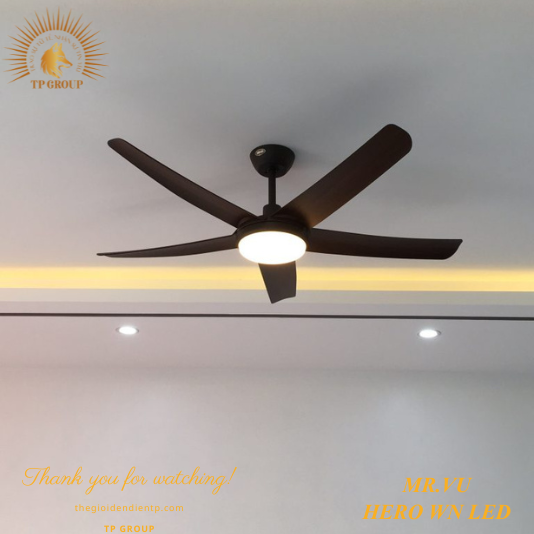 QUẠT TRẦN HERO WN LED