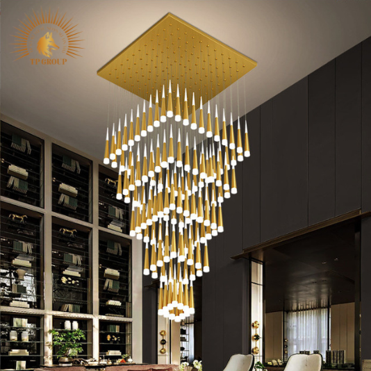 ĐÈN THẢ THÔNG TẦNG HIỆN ĐẠI 2 ĐẦU SÁNG V6017