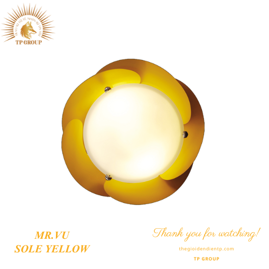 QUẠT TRẦN SOLE YELLOW (MIỄN PHÍ LẮP ĐẶT)