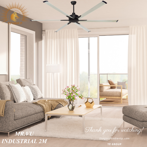 QUẠT TRẦN INDUSTRIAL 2M (MIỄN PHÍ LẮP ĐẶT)