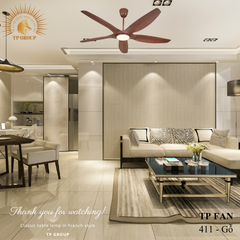 QUẠT TRẦN TP FAN 411 (LẮP ĐẶT MIỄN PHÍ)