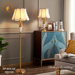 ĐÈN BÀN ĐỒNG PHỐI ĐÁ TỰ NHIÊN TQ2210