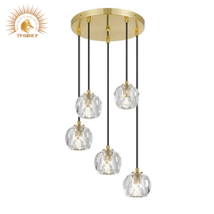 ĐÈN THẢ TRANG TRÍ PHA LÊ CAO CẤP P6412