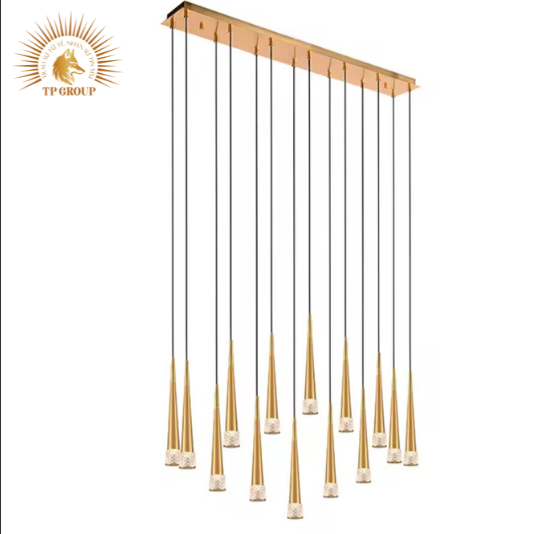 ĐÈN THẢ THÔNG TẦNG HIỆN ĐẠI 2 ĐẦU SÁNG V6017