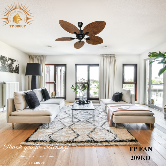 QUẠT TRẦN TP FAN 209KD (LẮP ĐẶT MIỄN PHÍ)