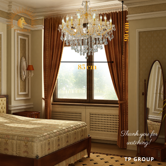 ĐÈN CHÙM PHA LÊ CCP-8121-18 Tay