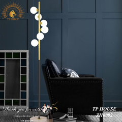 ĐÈN CÂY 6 BÓNG THUỶ TINH HIỆN ĐẠI ZH6092