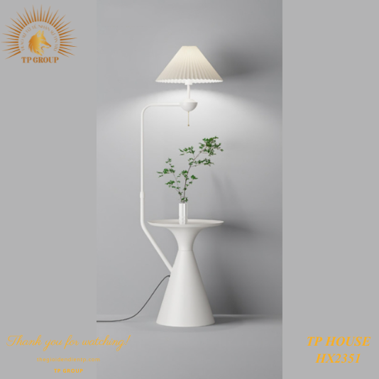 ĐÈN SÀN TRANG TRÍ CÓ BÀN CÀ PHÊ ẤN TƯỢNG HX2351