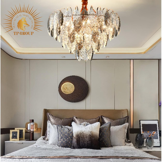 ĐÈN CHÙM PHA LÊ HÌNH LÁ TPL8021-T800