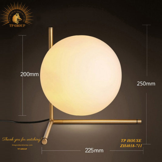 ĐÈN ĐỒNG THUỶ TINH ĐỂ BÀN VÀ ĐỂ SÀN ĐỘC ĐÁO ZH4018