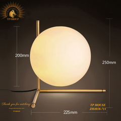 ĐÈN ĐỒNG THUỶ TINH ĐỂ BÀN VÀ ĐỂ SÀN ĐỘC ĐÁO ZH4018