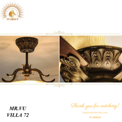 QUẠT TRẦN VILLA 72 (MIỄN PHÍ LẮP ĐẶT)