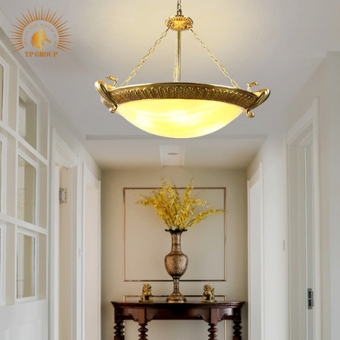 ĐÈN THẢ ĐỒNG CHAO ĐÁ CỔ ĐIỂN P293/65 VRG_CD293