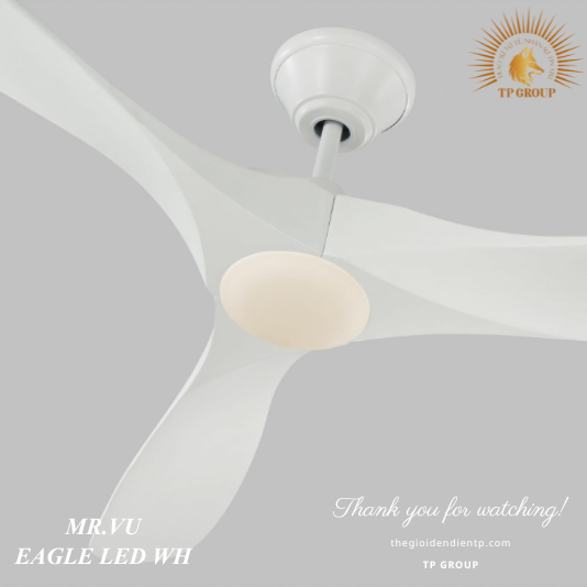 QUẠT EAGLE LED WH