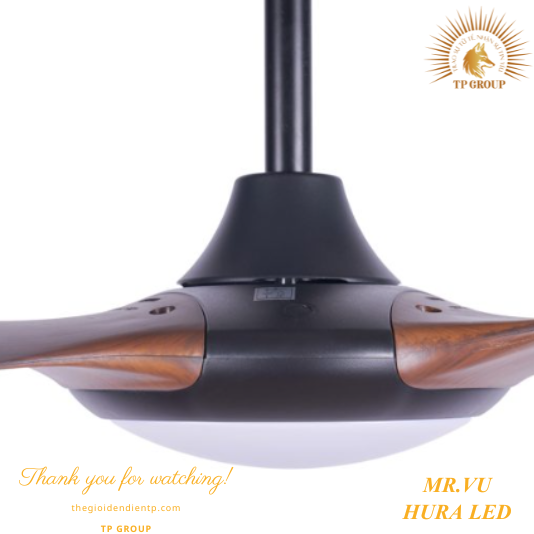 QUẠT TRẦN HURA LED