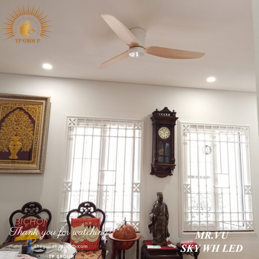 QUẠT TRẦN SKY WH LED