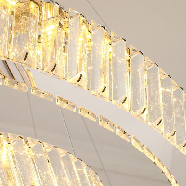 Đèn thả pha lê 5 tầng