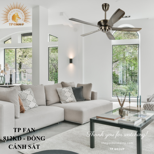 QUẠT TRẦN TP FAN 812KD (LẮP ĐẶT MIỄN PHÍ)