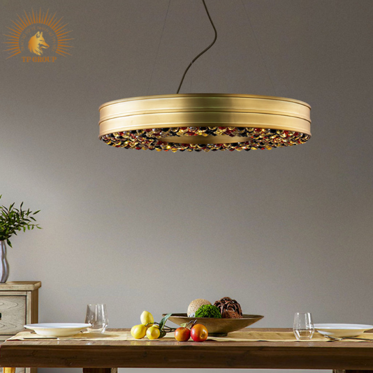 ĐÈN THẢ ĐỒNG HẠT PHA LÊ CAO CẤP P31820 VR31820