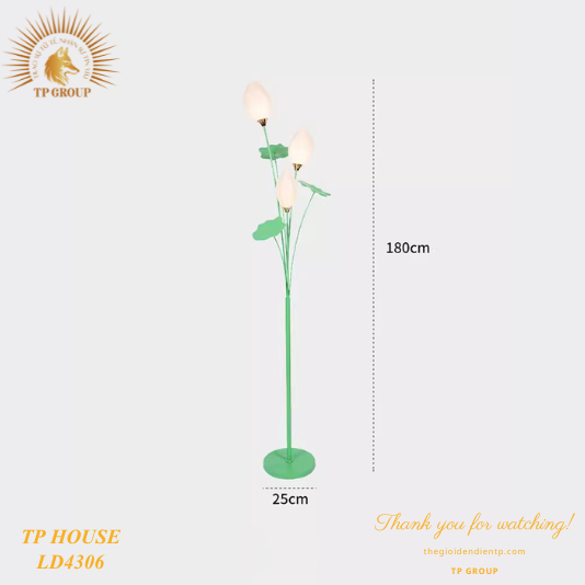 ĐÈN SÀN HOA SEN PHONG CÁCH LÃNG MẠN LD4306