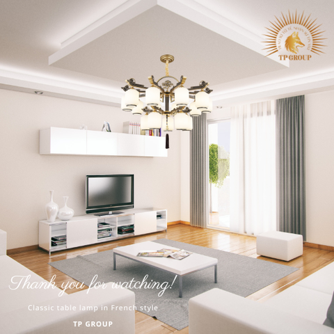 ĐÈN CHÙM CỔ ĐIỂN CCP-2954-15