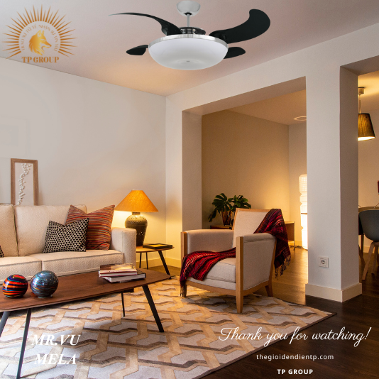 QUẠT TRẦN MR.VŨ MELA (MIỄN PHÍ LẮP ĐẶT)