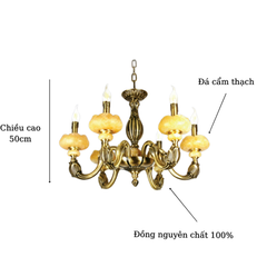 Đèn chùm đồng cổ điển