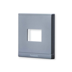 Panasonic Moderva - Mặt Vuông Dùng Cho 1 Thiết Bị Màu Xám Ánh Kim | WMFV7811MYH