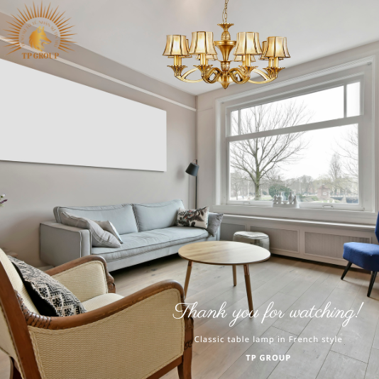 ĐÈN CHÙM ĐỒNG CCD-2092-8