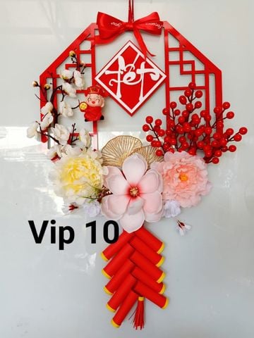 VÒNG HOA TRANG TRÍ TẾT