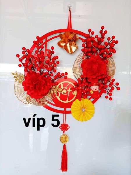 VÒNG HOA TRANG TRÍ TẾT