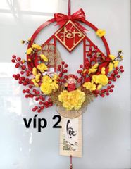 VÒNG HOA TRANG TRÍ TẾT