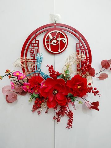 VÒNG HOA TRANG TRÍ TẾT