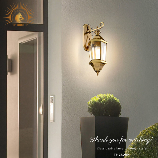 ĐÈN TREO TƯỜNG ĐỒNG KÍNH CTD-3337