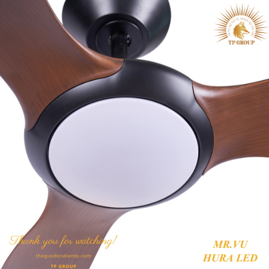 QUẠT TRẦN HURA LED