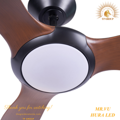 QUẠT TRẦN HURA LED