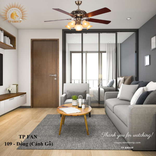 QUẠT TRẦN TP FAN 109 (LẮP ĐẶT MIỄN PHÍ)